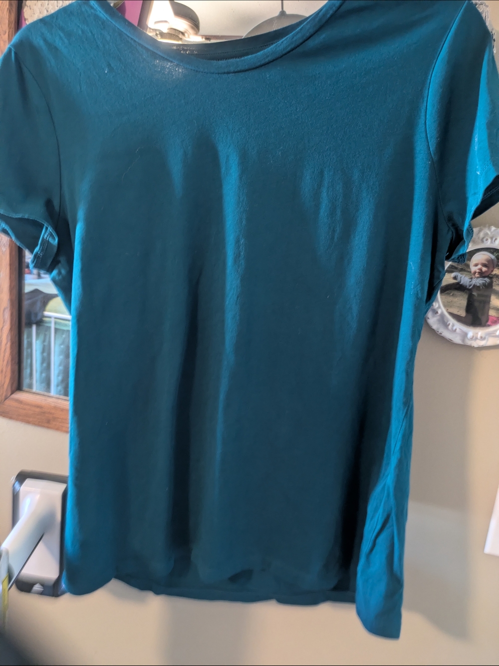 Chico's Teal Short Sleeve Tee